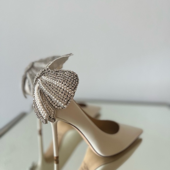 New JIMMY CHOO Love 100 patent leather pumps $1,575 38 - Picture 8 of 15